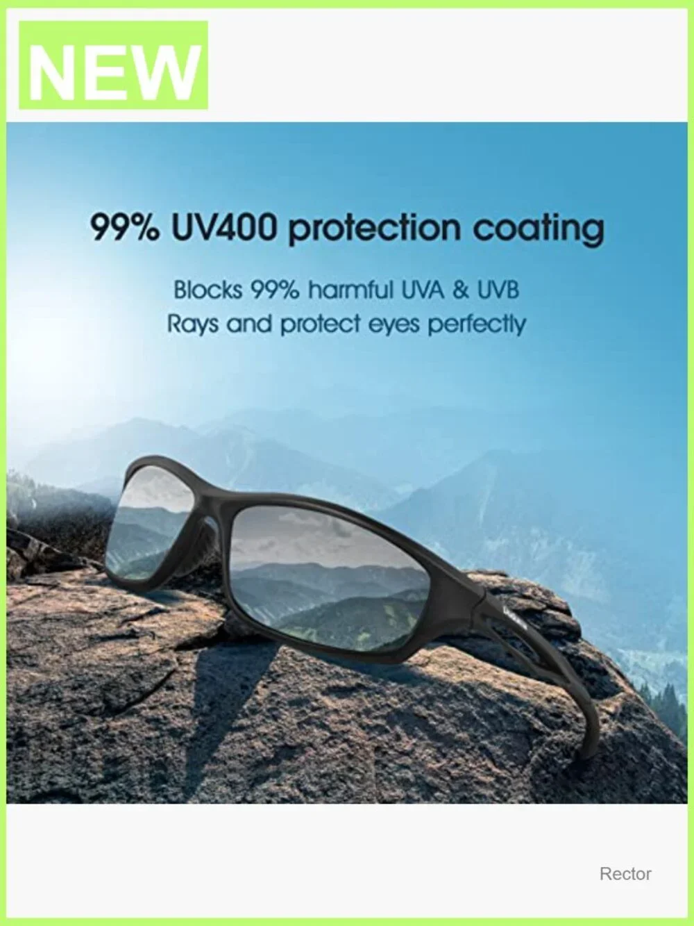 TR90 Polarized Sports Sunglasses for Running Cycling Golf Fishing
